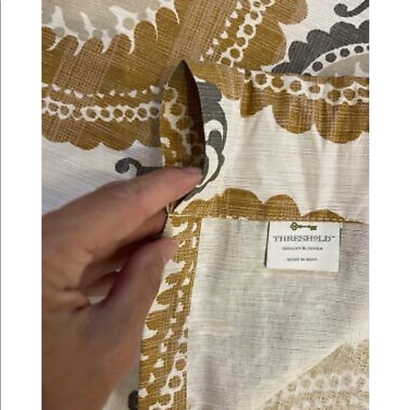 Threshold Farrah Medallion Panel Curtains - Picture 3 of 4